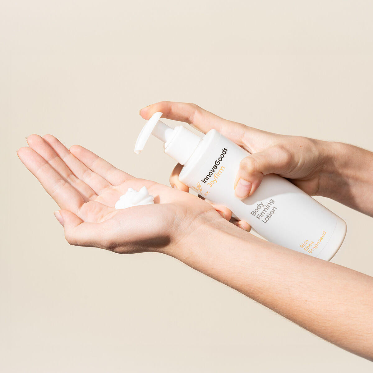 Tersura Glow Lotion 250ml — sin residuo, sin esperas, absorción instantánea al calor de la piel